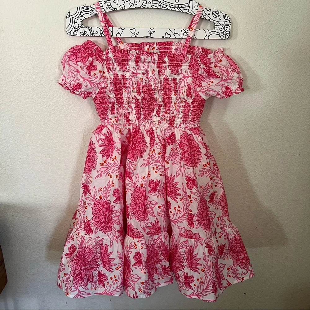 Joie Girls Pink Floral Dress Size 8